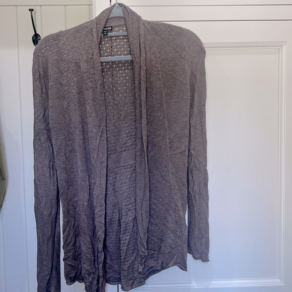 Express Cardigan. Brown.  Women’s Medium. Dark academia, old money, grandmacore
